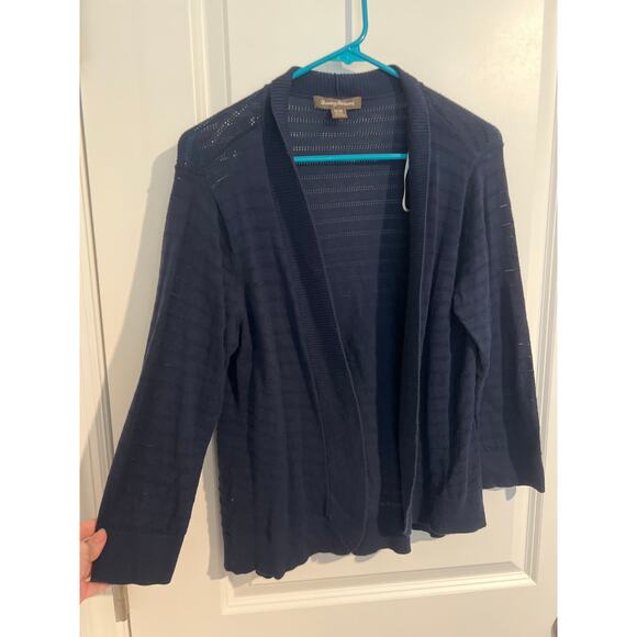 Tommy Bahama Sweaters - Tommy Bahama Blue Cotton Cardigan – Size Medium